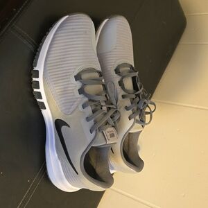 Nike gray running shoes size 9.5